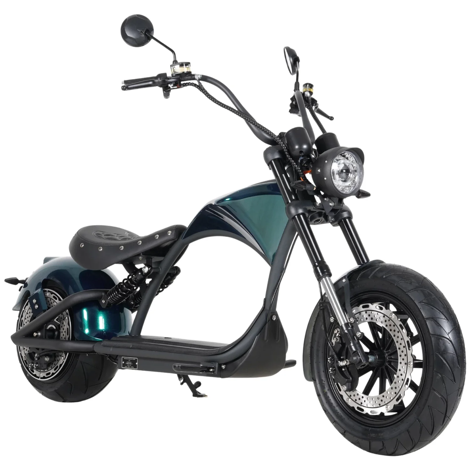 Mangosteen electric scooter in a bold Citycoco design